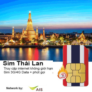 Sim du lịch Thái Lan dung lượng cực lớn, thoải mái lướt web, nghe gọi, nhắn tin