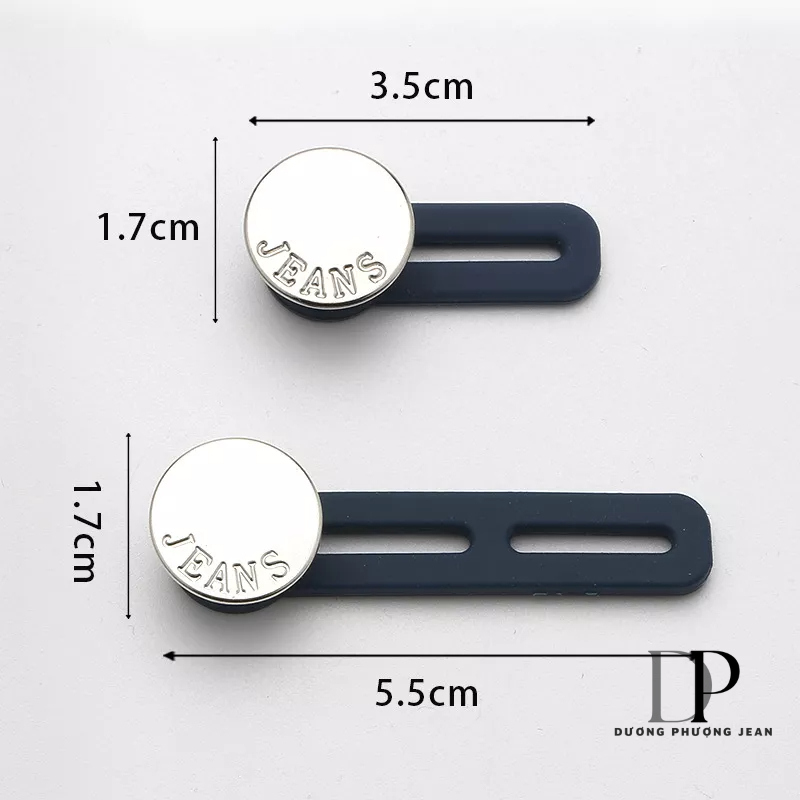 Nút mở rộng vòng eo không cần may, khuy quần điều chỉnh tiện lợi - PK012