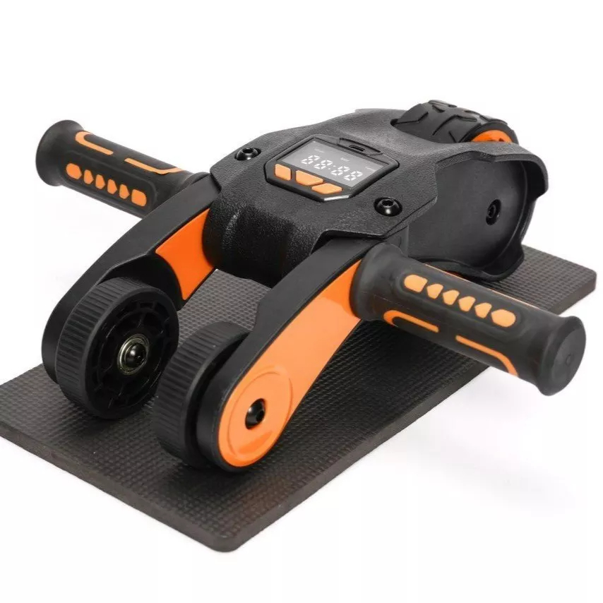 Con Lăn Tập Cơ Bụng Thông Minh Đa Năng Hiển Thị Đồng Hồ Lượng Calo, Thời Gian Tập, Cho Cả Nam Và Nữ