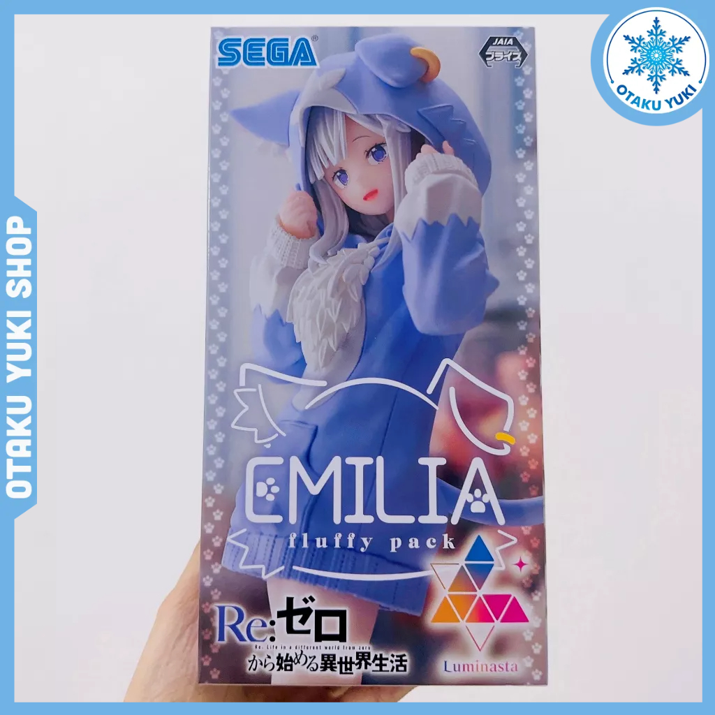 Mô Hình Emilia - Re:zero Luminasta Mofumofu Pack Figure