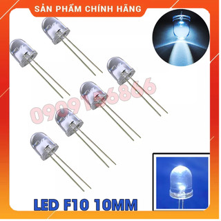 Bóng led F10 10mm -7 màu -(250 bóng/1 túi)