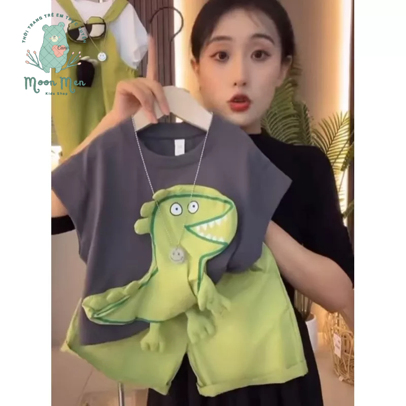 Set đồ bộ khung long cho bé trai