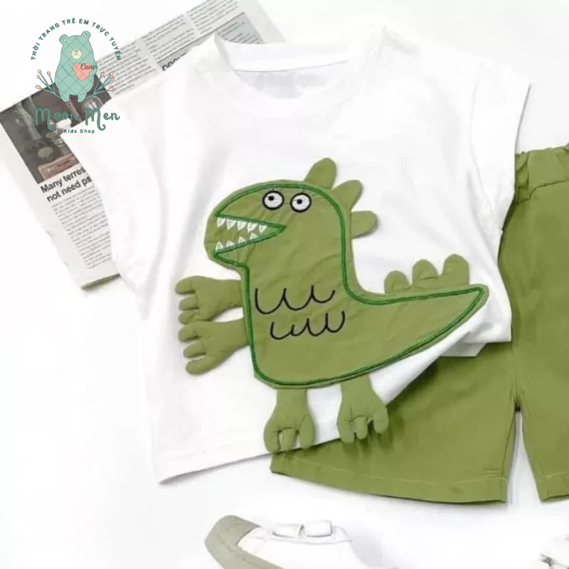 Set đồ bộ khung long cho bé trai