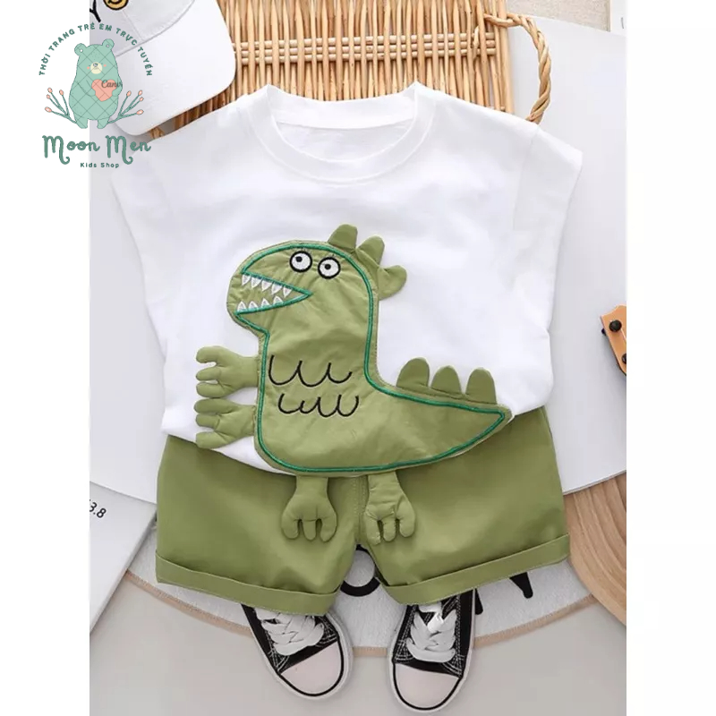 Set đồ bộ khung long cho bé trai