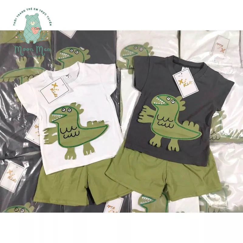 Set đồ bộ khung long cho bé trai