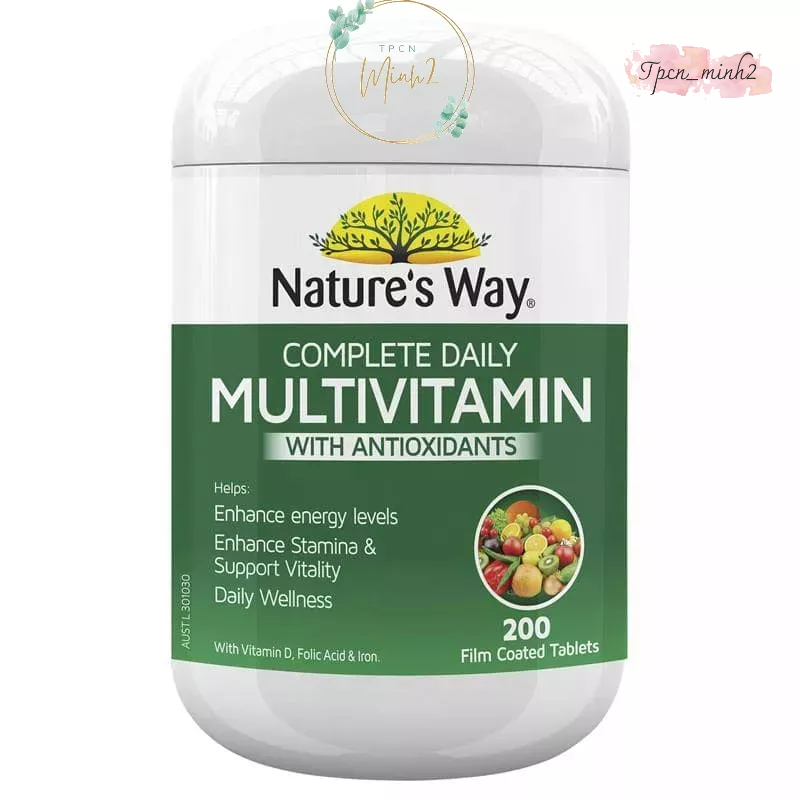 Vitamin tổng hợp và tảo biển Nature’s Way 200 viên