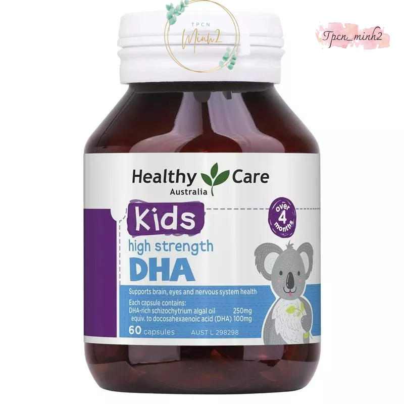 Viên bổ sung DHA cho bé Healthy Care DHA 60 Viên của Úc