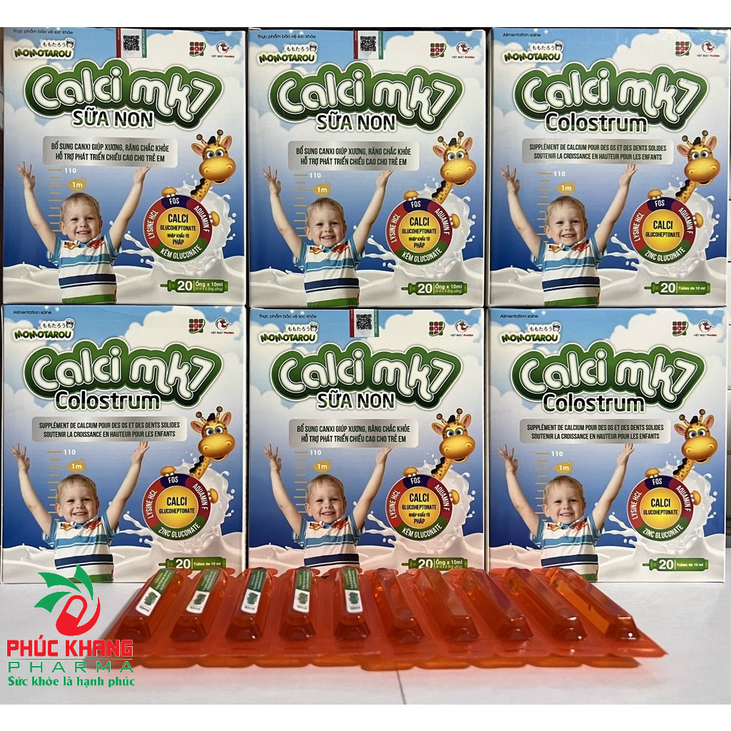 CALCI MK7 SỮA NON. BỔ SUNG CANXI GIÚP XƯƠNG, RĂNG CHẮC KHỎE. HỖ TRỢ PHÁT TRIỂN CHIỀU CAO CHO TRẺ EM