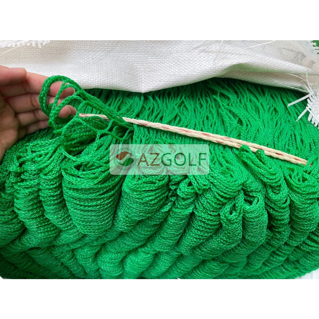 Lưới tập Golf - loại 34 sợi - ĐI SẴN DÂY VIỀN - các kích thước lưới theo yêu cầu Golfer - lưới HDPE công trình chống UV