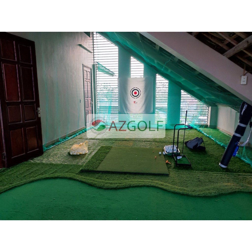 Lưới tập Golf - loại 34 sợi - ĐI SẴN DÂY VIỀN - các kích thước lưới theo yêu cầu Golfer - lưới HDPE công trình chống UV