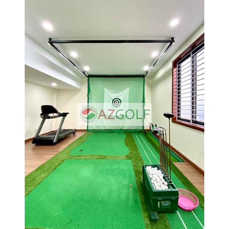 Lưới tập Golf - loại 34 sợi - ĐI SẴN DÂY VIỀN - các kích thước lưới theo yêu cầu Golfer - lưới HDPE công trình chống UV