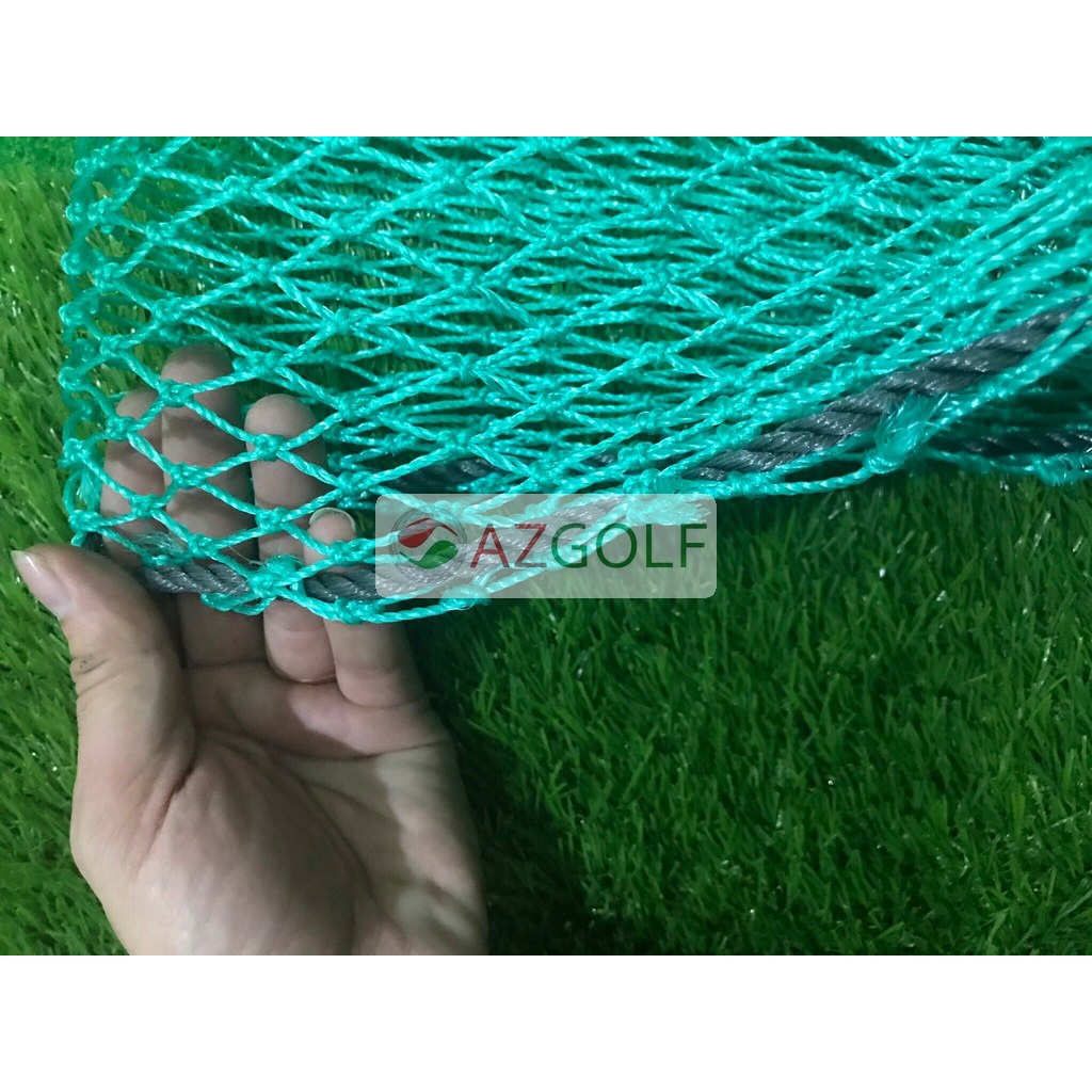 Lưới tập Golf - loại 34 sợi - ĐI SẴN DÂY VIỀN - các kích thước lưới theo yêu cầu Golfer - lưới HDPE công trình chống UV