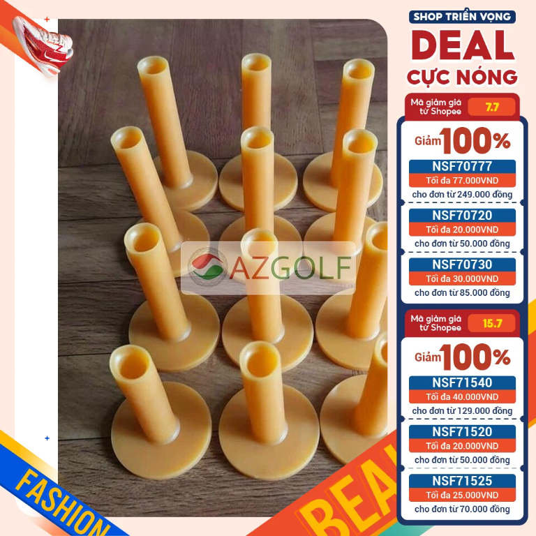 Tee cao su golf nhiều kích thước 43mm ,  54mm , 70mm - bền - chắc chắn