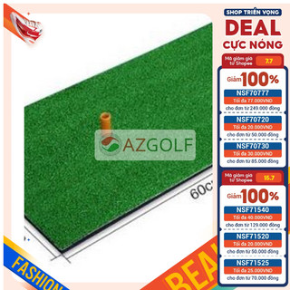 Thảm tập swing golf PGM cao cấp 30cm x 60cm TẶNG KÈM: Tee cao su và bóng golf nhựa( tặng kèm tất cả các kích thước thảm)