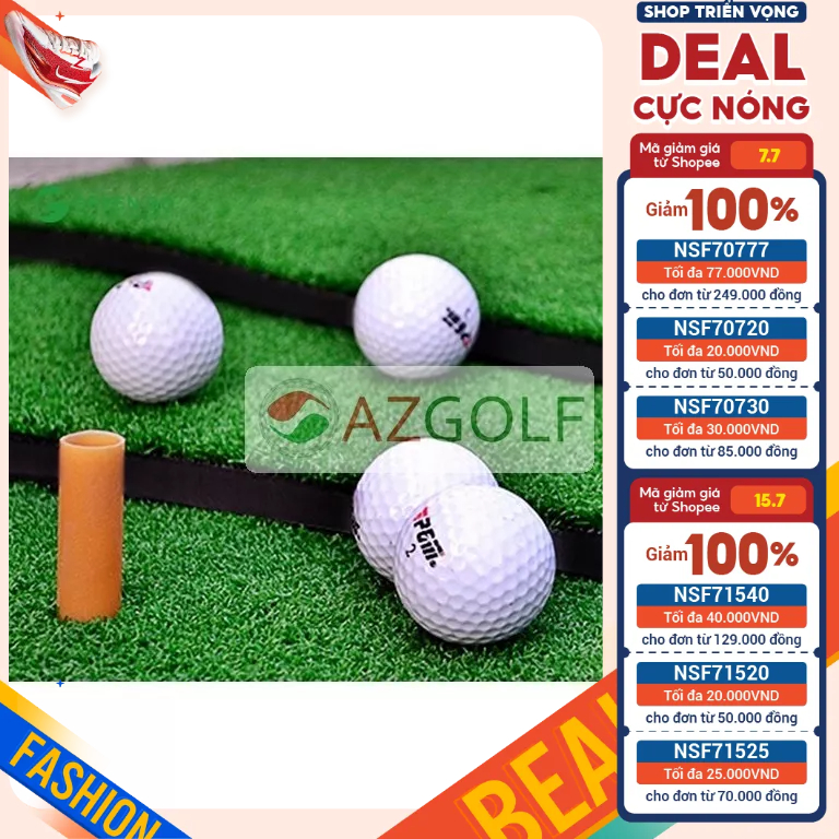 Thảm tập Swing Golf kích thước 1.5m*1.5m dày 3cm - TẶNG TEE CAO SU 7CM & BÓNG GOLF