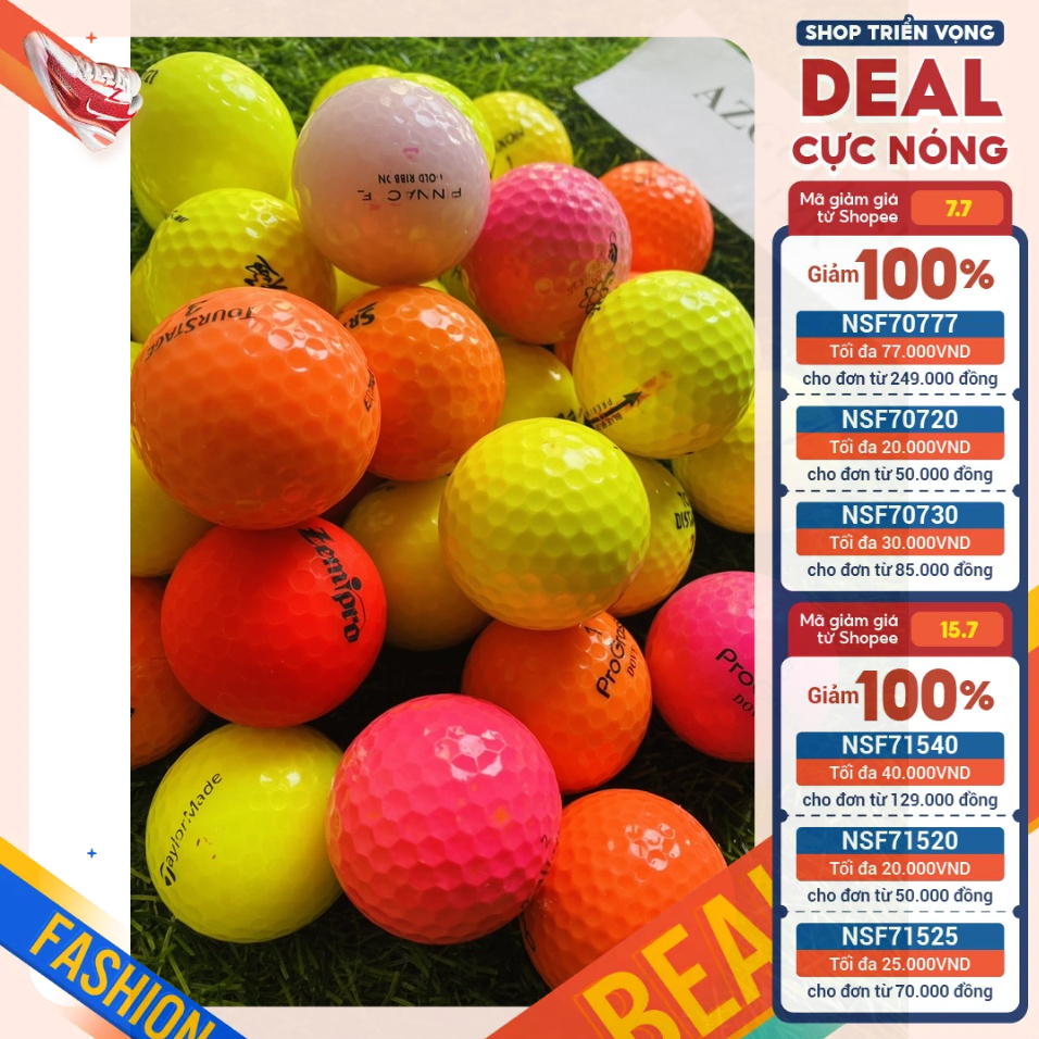 BÓNG GOLF MÀU -  CHÍNH HÃNG MỚI ĐẸP