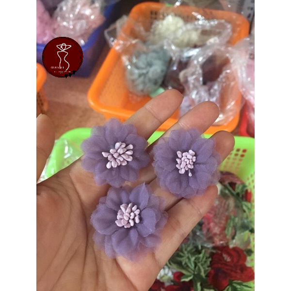 Hoa thủ công (8k/1 bông bám từ 10 bông)