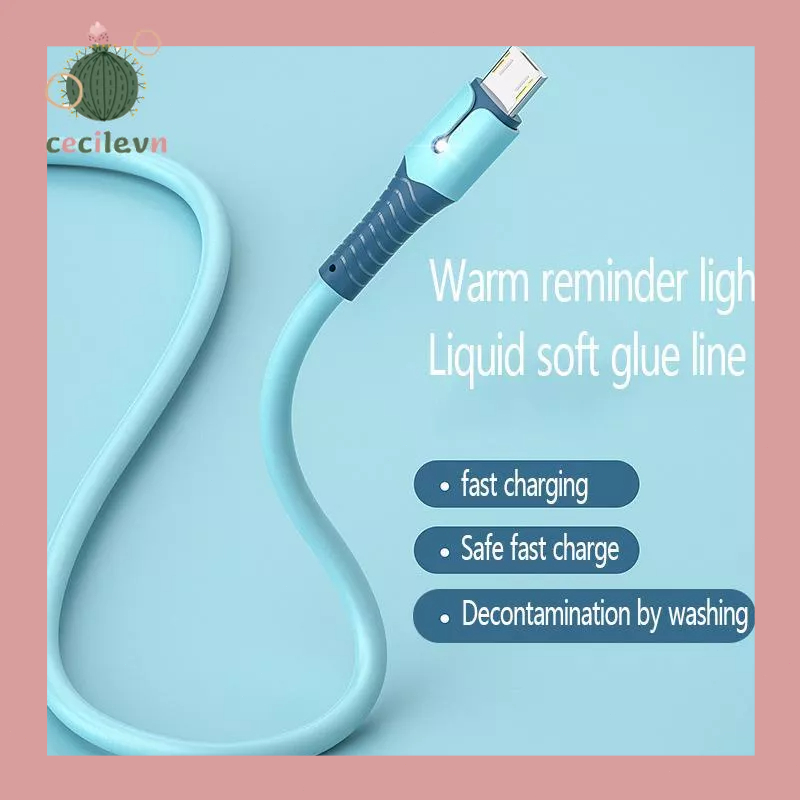 5A Dây Cáp Sạc Chuyên Dụng Nhiều Màu Chọn Kích Thước Dành Cho Điện Thoại ip  1.0m / 2.0m-CE