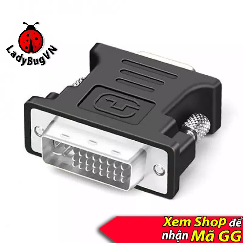 Đầu chuyển dvi to vga dvi sang vga đầu chuyển dvi ra vga dây chuyển dvi vga, dây dvi ra vga, dây cáp dvi vga