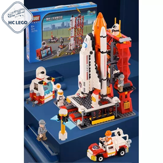 Bộ xếp hình tàu không gian vũ trụ, lego tàu vũ trụ cho trẻ