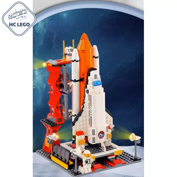 Bộ xếp hình tàu không gian vũ trụ, lego tàu vũ trụ cho trẻ