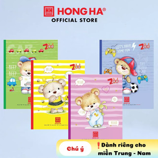 Vở 4 ô ly 96 trang Hồng Hà Class Zoo 0396 dành cho học sinh miền Trung - Nam
