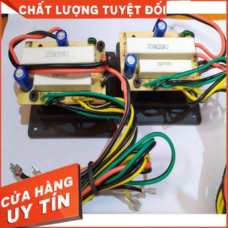 (LIK1204) Phân tần kèm trạm hậu loa 1 bass + 4 treble - Giá 2 chiếc
