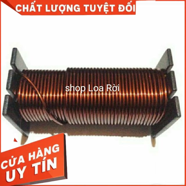 Cuộn cảm silic cho phân tần loa bass 5.5cm đồng 1.2mm đã có lõi silic: 1 cái