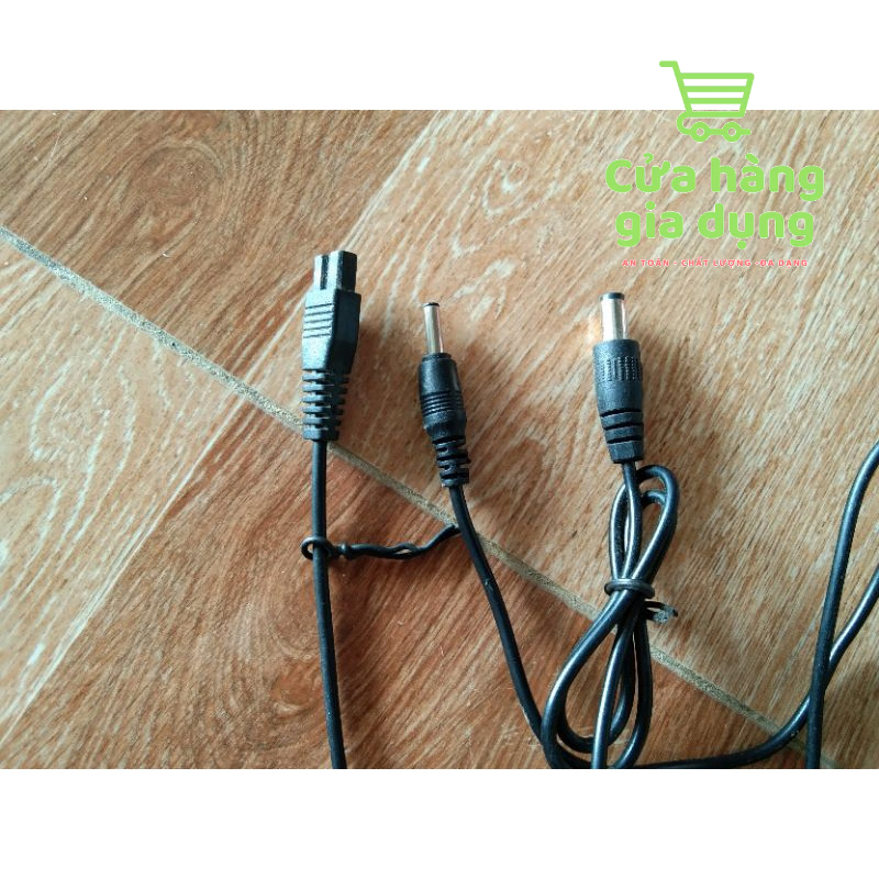 DÂY SẠC ĐÈN PIN ĐỘI ĐẦU 2 CHẤU VÀ CHUI TRÒN