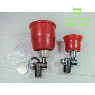 Đầu vòi phun 2 kích cỡ - Béc loa xoay dùng phun xịt, tưới nước | Béc tưới nước loa đỏ | Béc phun xịt loa đỏ