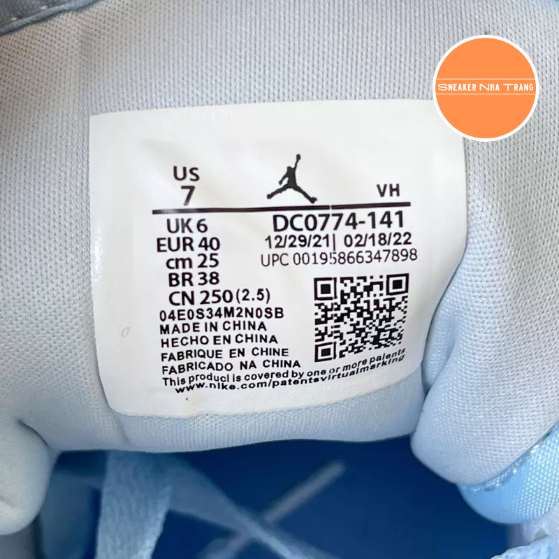 Giày Air Jordan 1 Low Aluminum kèm dây phụ - Fullbox | BẢN CAO CẤP