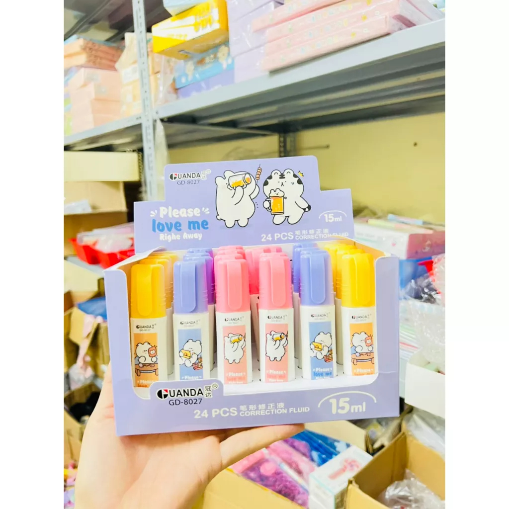Bút xóa nước Guanda nhiều màu nhiều hình