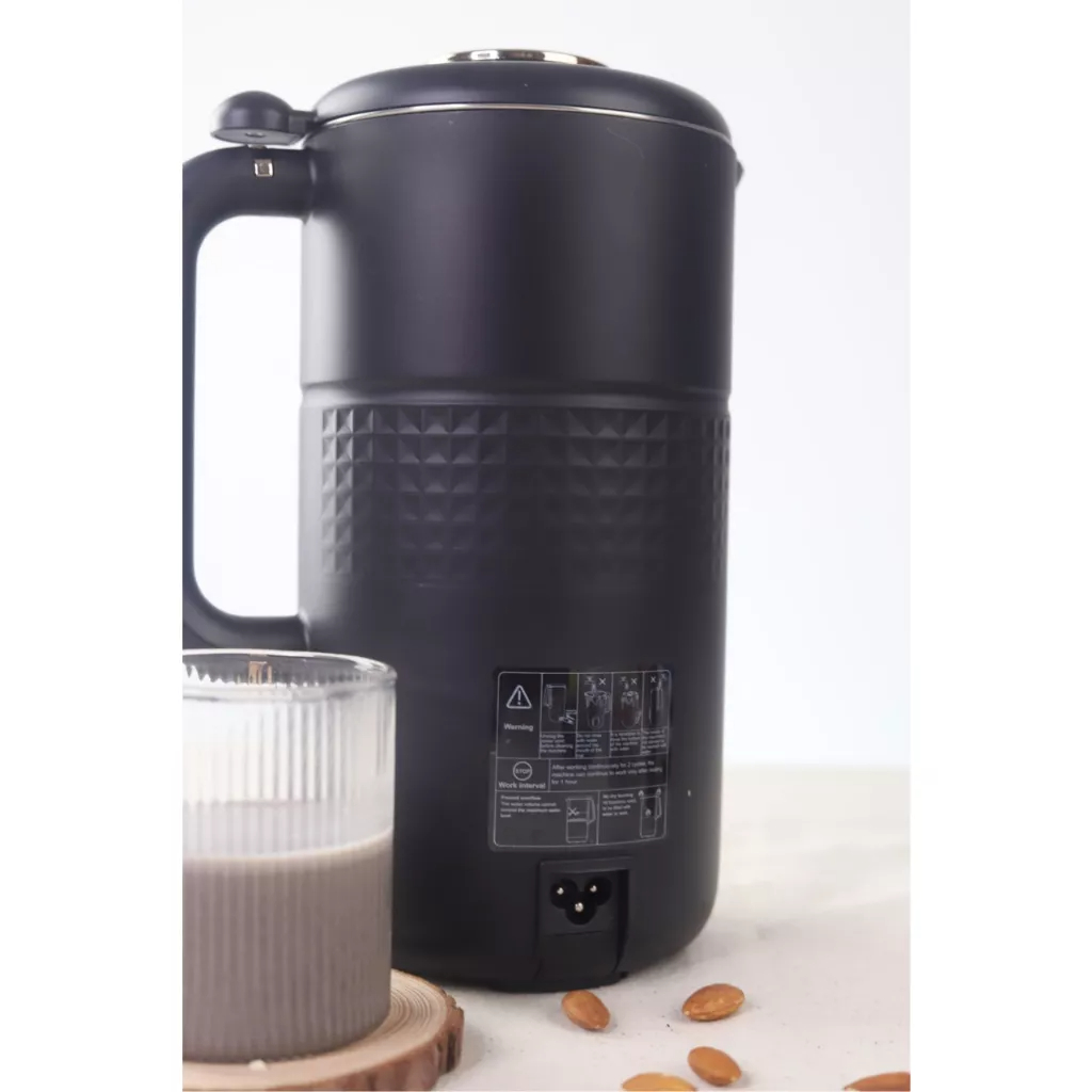 Máy nấu sữa hạt mini Gemhaus GH110 màu ĐEN có thể đun sôi nước, xay sinh tố...