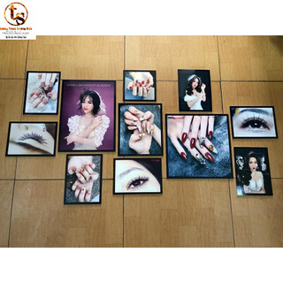 BỘ 11 TRANH FOMEX DÁN (Nail, Mi, Makeup)