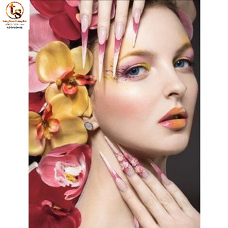TRANH DÁN CỬA KÍNH NAIL 1m x 1m2