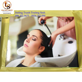 TRANH GỘI ĐẦU SALON TÓC FOMEX DÁN TƯỜNG