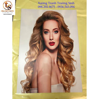 TRANH SALON TÓC FOMEX DÁN TƯỜNG DỌC