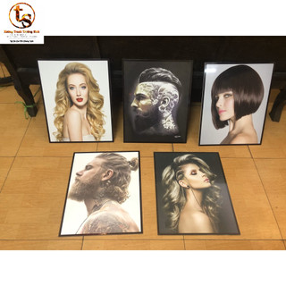 COMBO 5 TRANH FOMEX DÁN SALON TÓC NAM NỮ ( 40x50x5)