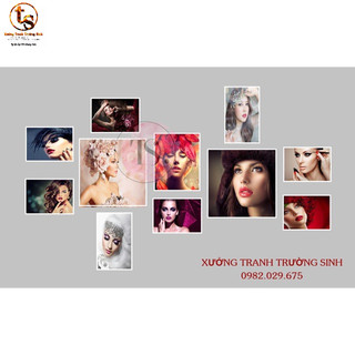 BỘ 11 TRANH TẤM CỨNG DÁN TƯỜNG (Beauty Makeup)