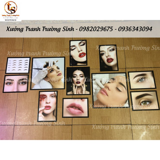 BỘ 11 TRANH TẤM CỨNG DÁN TƯỜNG (PHUN XĂM)