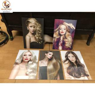COMBO 5 TRANH FOMEX DÁN SALON TÓC NỮ ( 40x60x5)