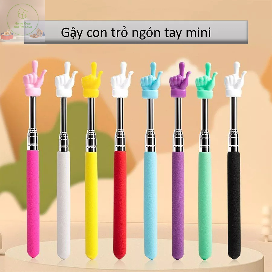 Gậy con trỏ ngón tay có thể thu gọn cho giáo viên lớp học và thuyết trình