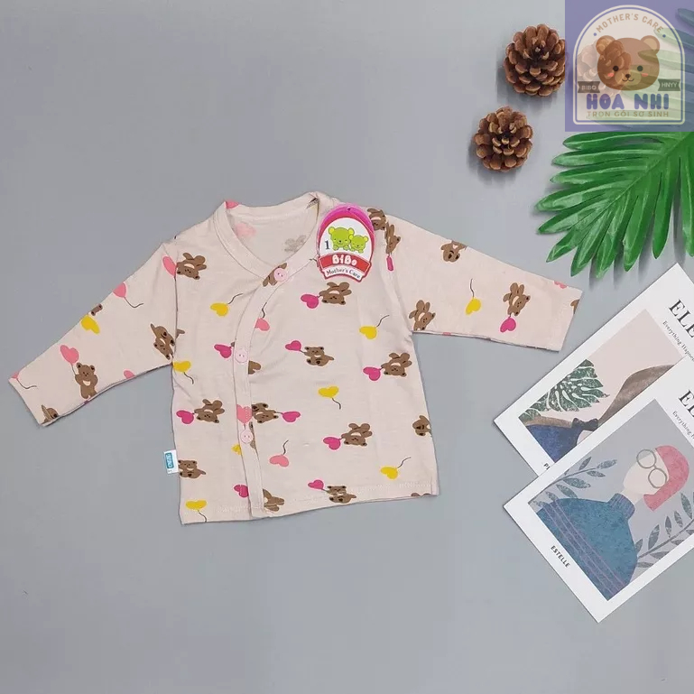 Áo Sơ Sinh Cho Bé, Áo Sơ Sinh Thun Lạnh Tay Dài Siêu Mềm Mát Cho Bé Từ 0-9 Tháng
