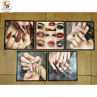 COMBO 5 TRANH NAIL PHUN XĂM (30x30x5)