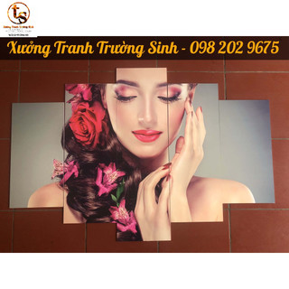 BỘ TRANH GHÉP 5 TẤM PHUN XĂM