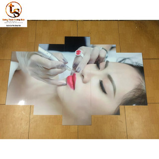 BỘ TRANH GHÉP DÁN TƯỜNG PHUN XĂM