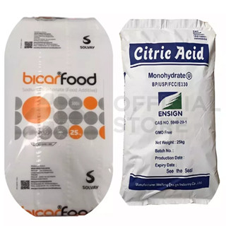 Nguyên liệu chế CO2 cho bể cá - 1kg baking soda và 1kg bột chanh - axit citric nhập khẩu giá tốt