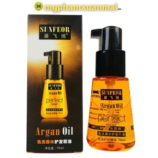 Tinh dầu dưỡng tóc uốn, dưỡng tóc khô xơ, tóc nhuộm SUNFEOR 70ML