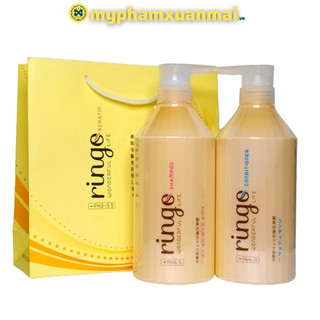 Dầu Gội - Xả Ringo Phục Hồi Mềm Mượt Ngăn Dầu Gàu 750ml