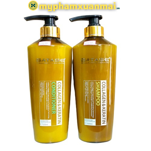Cặp Dầu gội xả gatase collagen 500ml*2